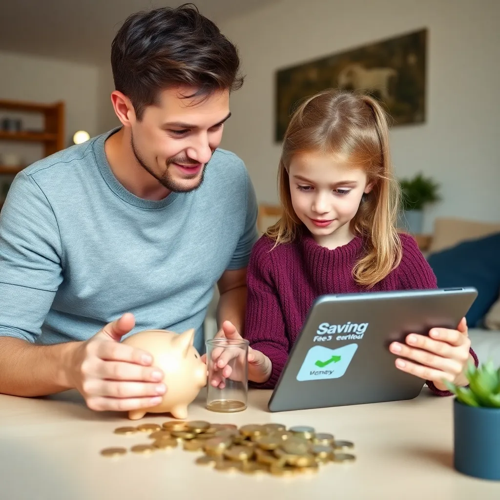 Nederlands gezin bespreekt financiën aan keukentafel met laptop en documenten